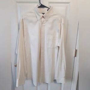 1 Long Sleeve LT ROUNDTREE & YORK Easy Care Shirt Off White